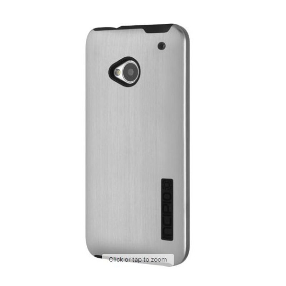 Incipio DualPro Silver Shine Aluminium Case for HTC One Cell Phones NEW Boxed
